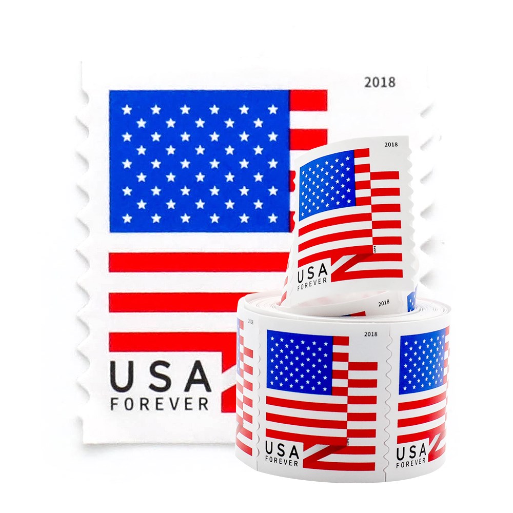2018 U.S Flag Forever Stamps Roll Of 100